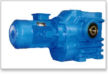 RIGHT ANGLED HELICAL PBL WORM GEAR MOTORS SERIES "C"